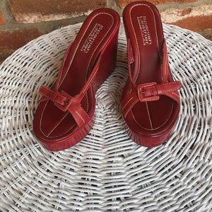 Spanish Leather by Sergio Zelcer platform sandals